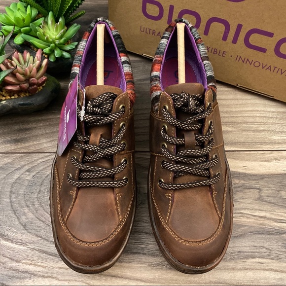 NIB Bionica Gervais Platform Wedge Oxford Sneaker - Picture 2 of 11